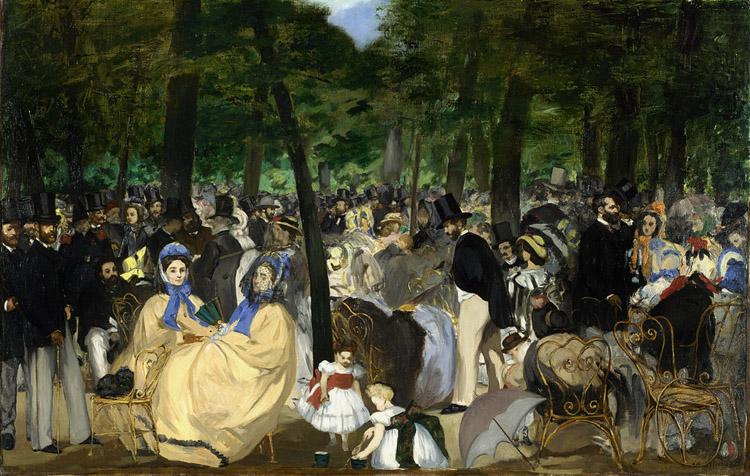 Edouard Manet Music in the Tuileries (nn02) china oil painting image